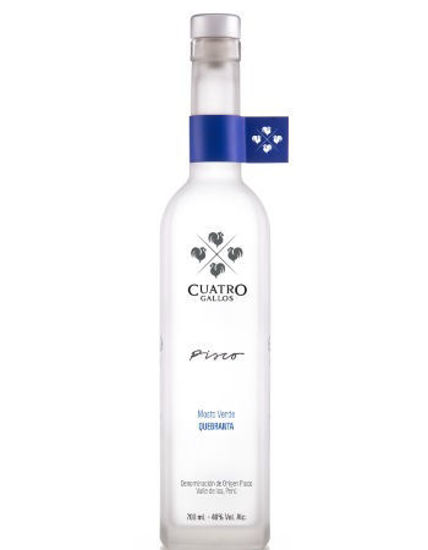 Picture of Cuatro Gallos Pisco Quebranta Puro 750ML