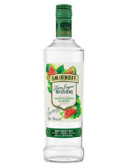 Picture of Smirnoff Zero Sugar Infusions Watermelon & Mint 750ML