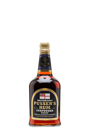 Picture of Pussers British Navy Gunpowder Proof Rum 750ML