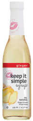 Picture of Keep It Simple Syrup Ginger 375ML