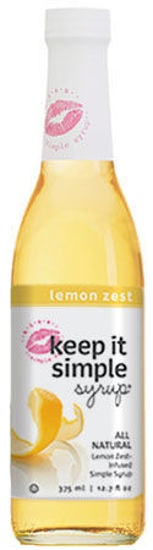 Picture of Keep It Simple Syrup Lemon Zest    375ML