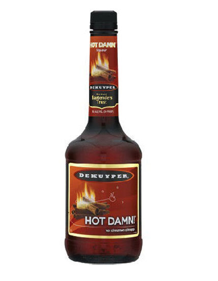 Picture of Dekuyper Hot Damn! Cinnamon Schnapps 750ML