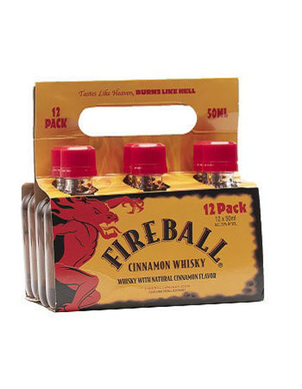 Picture of Fireball Cinnamon Whiskey PET 12 Pk Carrier 600 ml